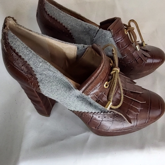 Sperry Wingtip Platform Heels Size 9M 9638661 - Picture 2 of 7